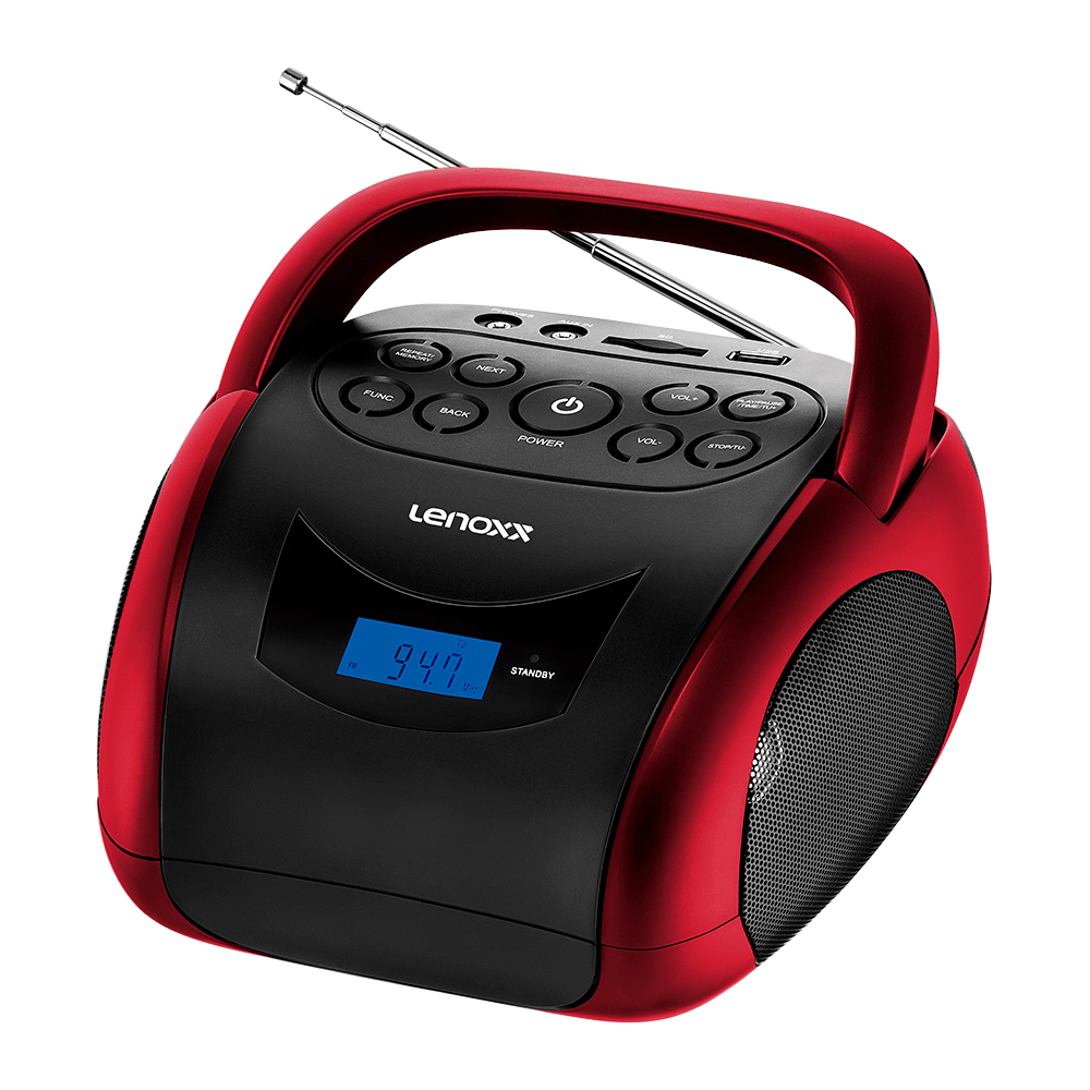 Rádio Portátil Lenoxx BD-150 Boombox 4W de potência rms, Bluetooth