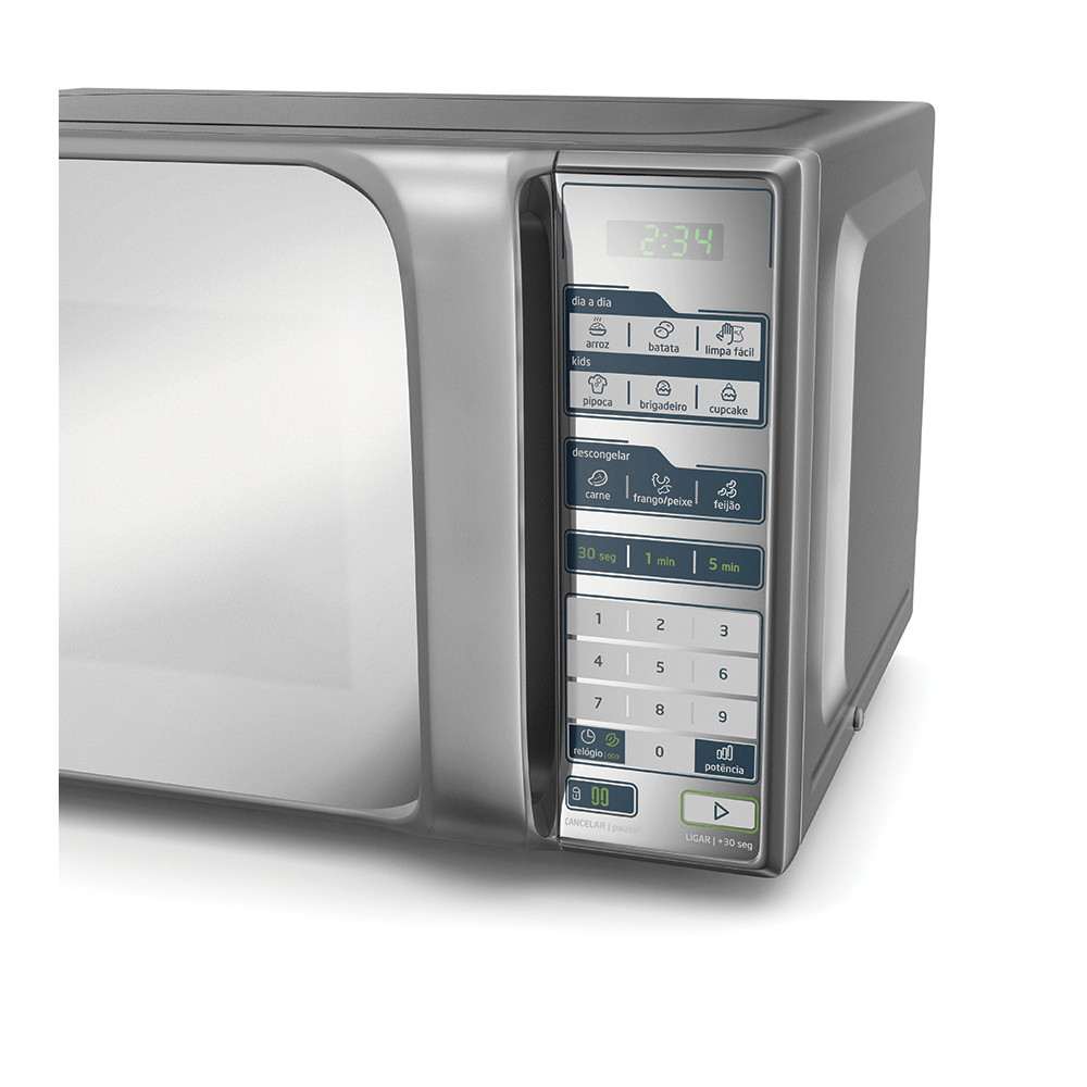 Micro-ondas Midea 20 Litros MTFS22 Prata Espelhado 220V - Fujioka