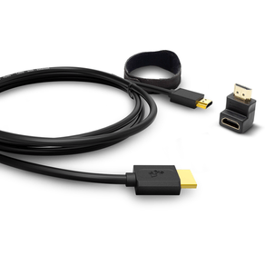 Cabo ELG HDMI High Speed 4K Com Ethernet V2.0 1,8 Metros + Adaptador HDMI macho e HDMI fêmea 90°- HS18L DF - 278148