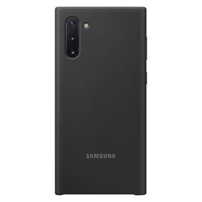 Capa Samsung Protetora Silicone Galaxy Note10 Preto DF - 278165 Capa Samsung Protetora Silicone Galaxy Note10 Preto DF - 278165