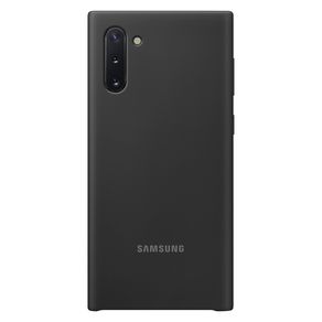 Capa Samsung Protetora Silicone Galaxy Note10 Preto DF - 278165