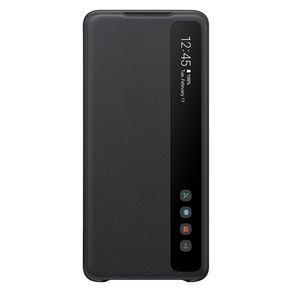 Capa Samsung Protetora Clear View S20+ Preto EF-ZG980CBEGBR DF - 278175 Capa Samsung Protetora Clear View S20+ Preto EF-ZG980CBEGBR DF - 278175