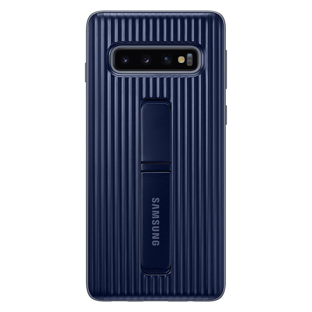 Capa Samsung Protetora Protective Standing S10 Preta - Fujioka