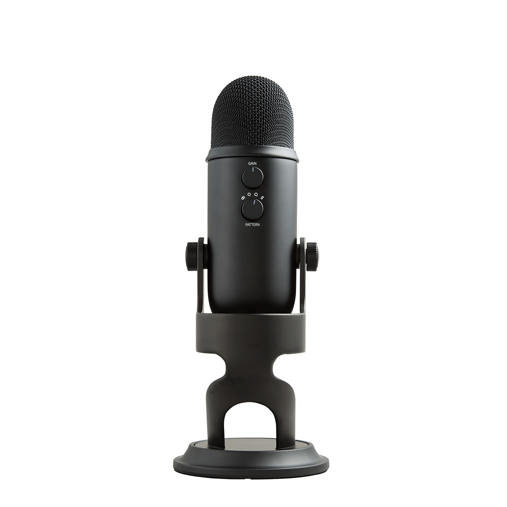 Microfone Blue Yeti, Condensador USB Preto - Fujioka Distribuidor