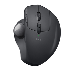 Mouse Logitech MX Ergo sem fio Trackball para PC e Mac, Recarregável, Receptor Unifying ou através do Bluetooth DF - 581629
