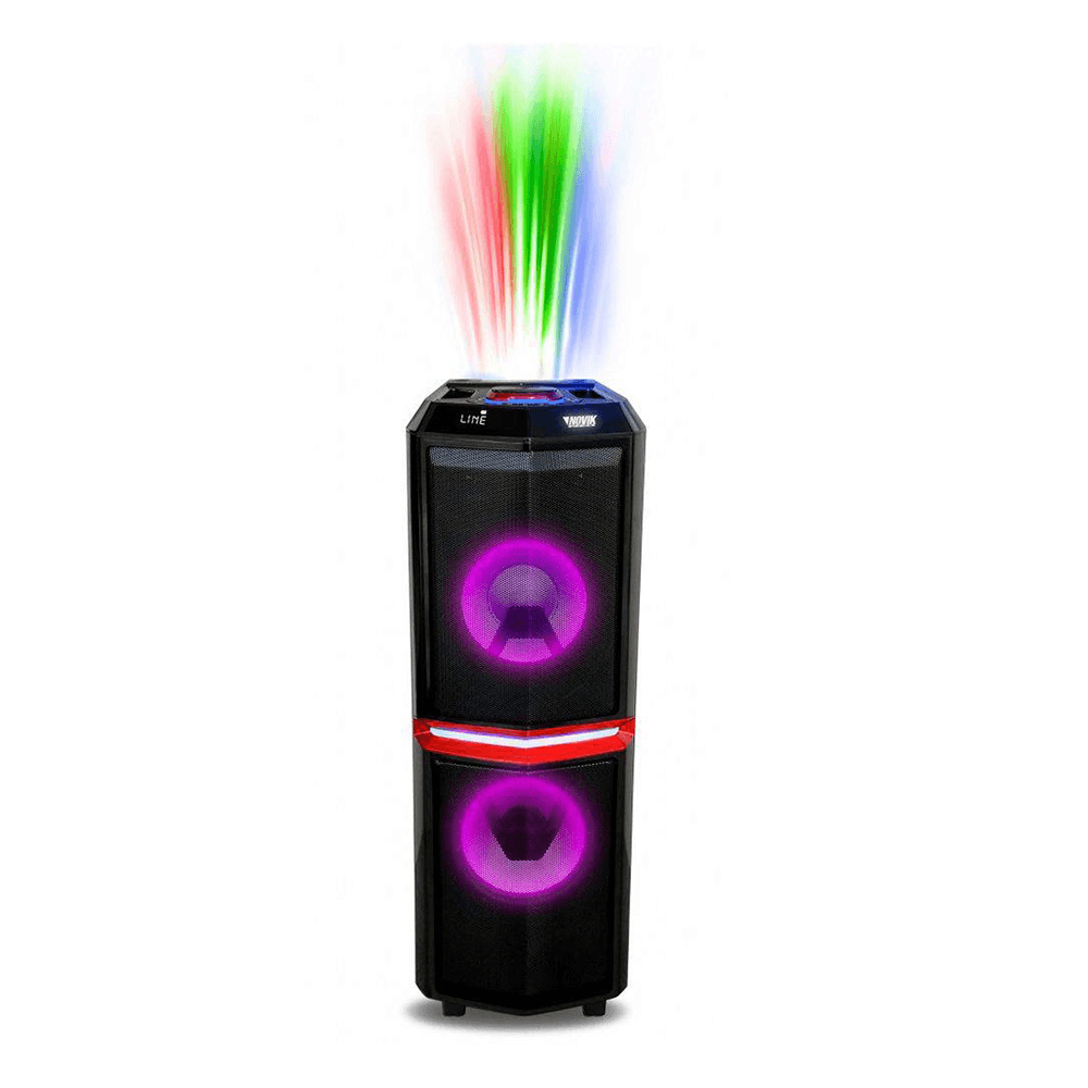 Caixa Amplificada Novik THUNDER, 1800W, Bluetooth, USB, SD Card, 2