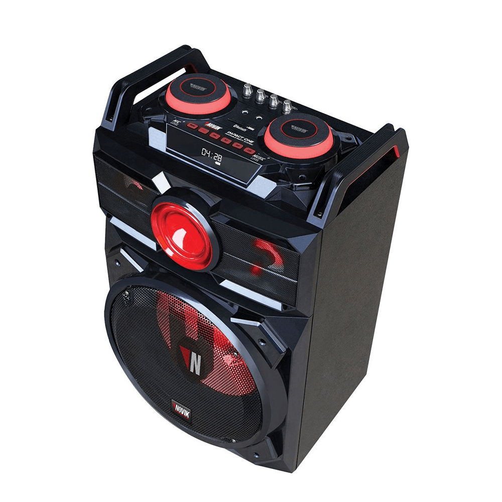 Caixa Amplificada Novik IMPACT 3, 1200W, Bluetooth, USB, SD Card