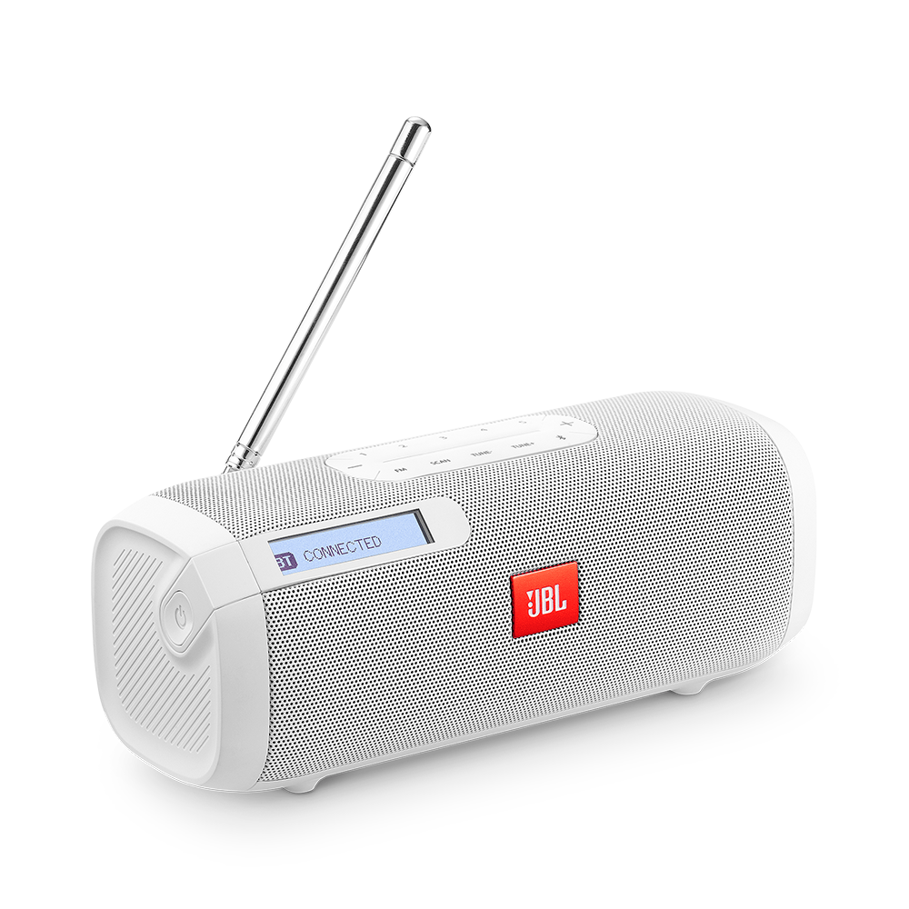 Caixa de Som Bluetooth JBL Tuner FM com Rádio | Branco - Fujioka