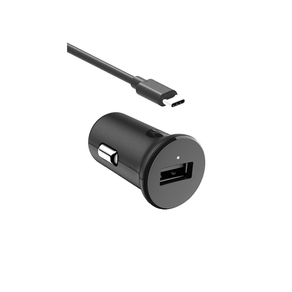 Carregador Veicular Motorola Turbo Power 18W Quick Charge 3.0 Com Cabo USB Tipo C | Preto DF - 278249
