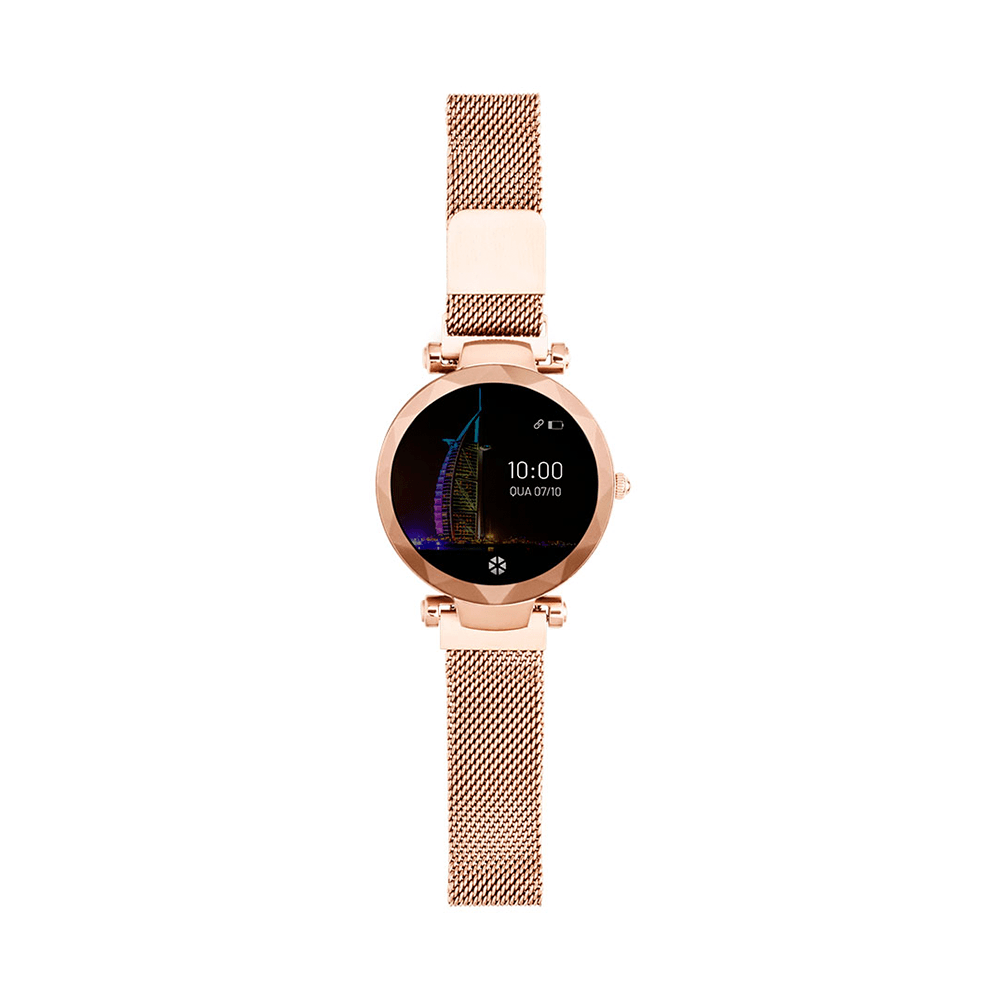 Smartwatch Relógio Inteligente Paris Atrio Android/IOS Preto - ES267 -  Fujioka Distribuidor