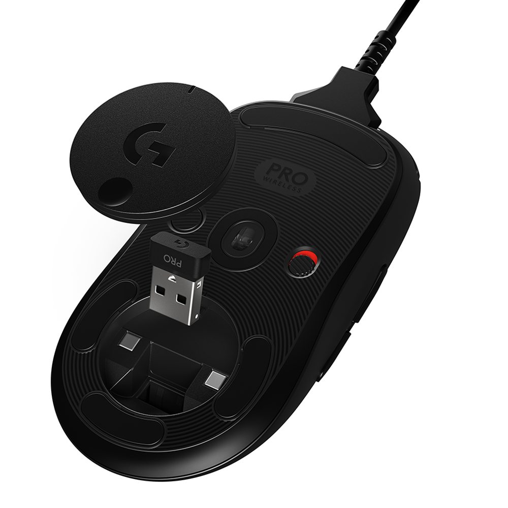 Mouse Logitech Pro Wireless, Sem Fio, Wireless, para jogos