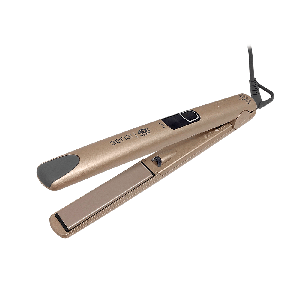 Chapinha / Prancha GA.MA Italy Sensi 4D IHT Cinza / Dourado Bivolt