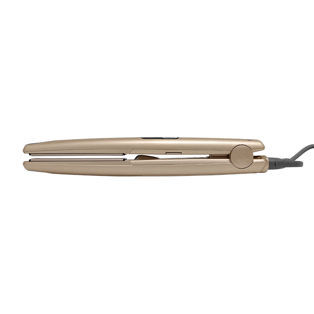 Chapinha / Prancha GA.MA Italy Sensi 4D IHT Cinza / Dourado Bivolt