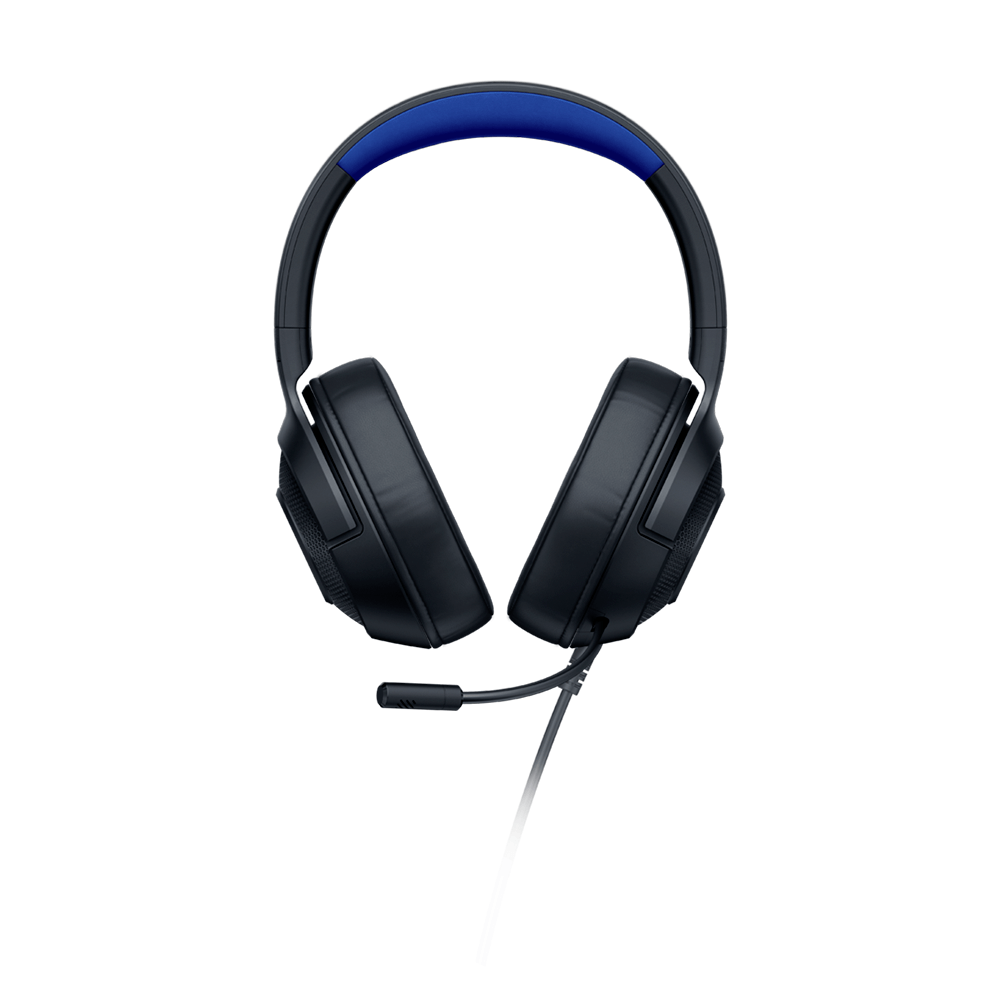 Headset Razer Gamer Kraken X For Console | Preto / Azul - Fujioka