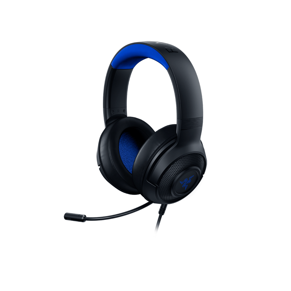 Headset Razer Gamer Kraken X For Console Preto Azul Fujioka Distribuidor