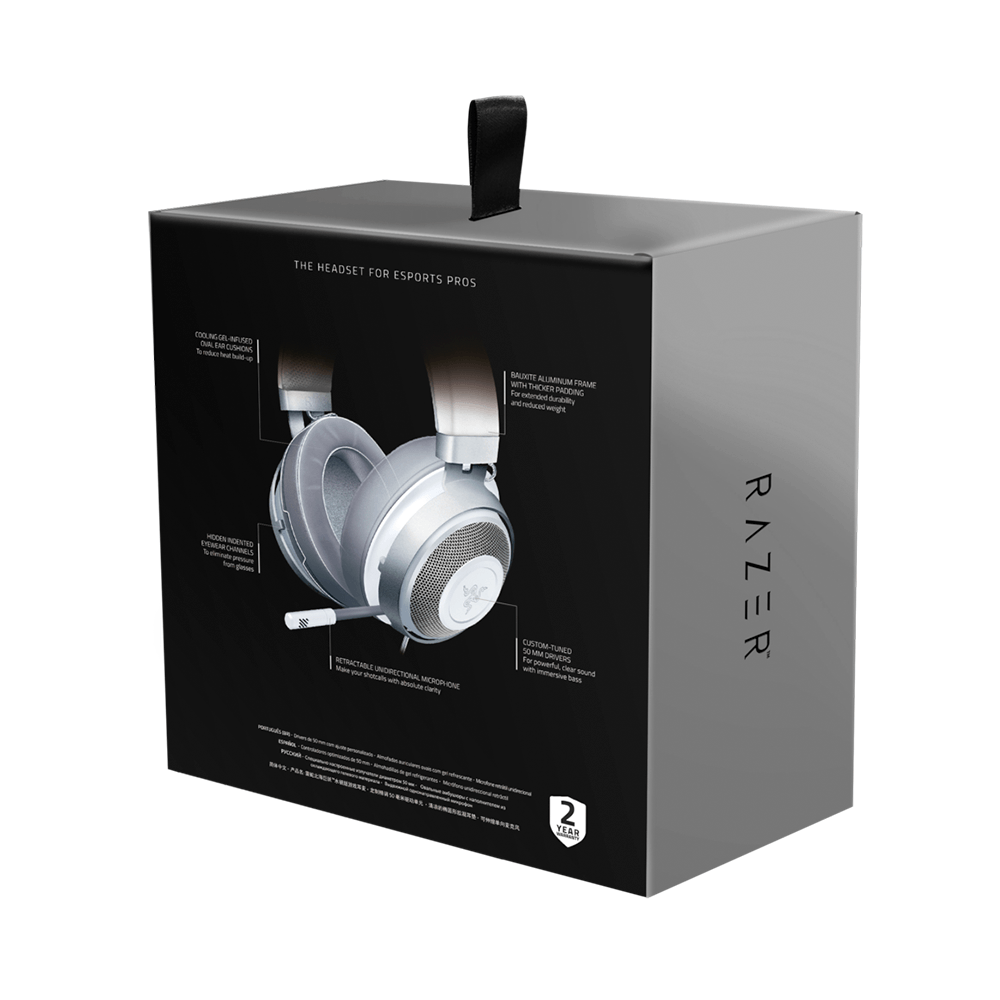 Headset Razer Gamer Kraken Multi Platform | Branco - Fujioka
