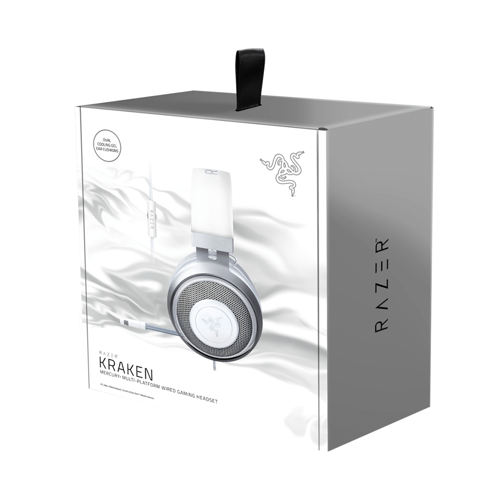Headset Razer Gamer Kraken Multi Platform | Branco - Fujioka