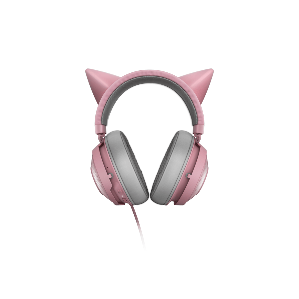 Headset Razer Gamer Kraken Kitty Chroma Quartz USB | Rosa