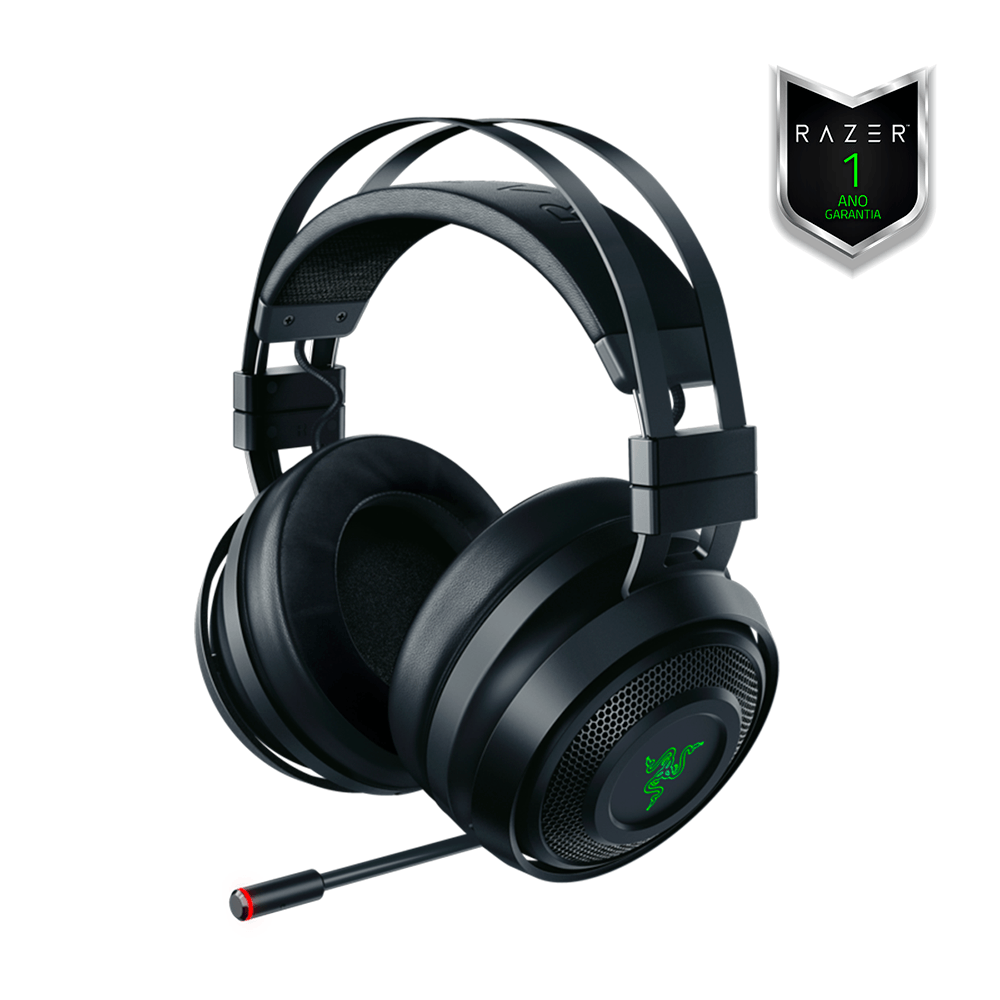 Headset Razer Gamer Nari Essential Wireless Preto - Fujioka