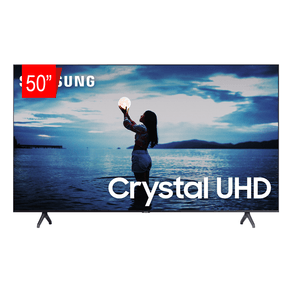 Samsung Smart TV Crystal UHD 50TU7020 4K, Design sem Limites, Controle Remoto Único, Visual Livre de Cabos, Bluetooth, Cinza Escuro | Bivolt GO - 46020