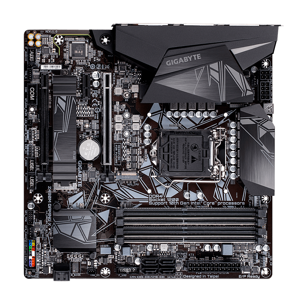 Placa Mãe Gigabyte Z490M 1.0 DDR4 Lga 1200 10ª Geração - Fujioka