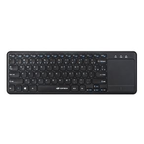 Teclado C3Tech K-WT100BK sem fio com Mouse Touch Preto DF - 581871 Teclado C3Tech K-WT100BK sem fio com Mouse Touch Preto DF - 581871
