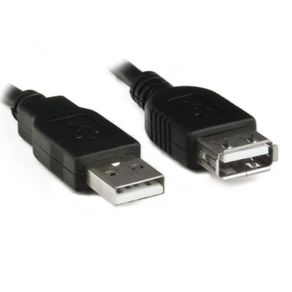 Cabo Extensor Pluscable para USB 2.0 AM/A FPC-USB3002 3 Metros Preto DF - 278388