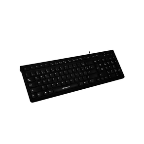 Teclado Multimídia C3Tech KB-M60BK USB Preto DF - 581870 Teclado Multimídia C3Tech KB-M60BK USB Preto DF - 581870