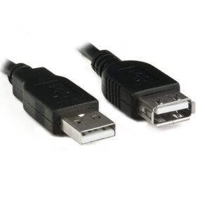 Cabo Extensor Pluscable para USB 2.0 AM/A FPC-USB1802 1.8 Metros Preto DF - 278387