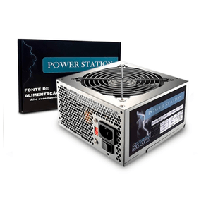 Fonte Power Station ATX PS-500W | Bivolt DF - 59623 Fonte Power Station ATX PS-500W | Bivolt DF - 59623