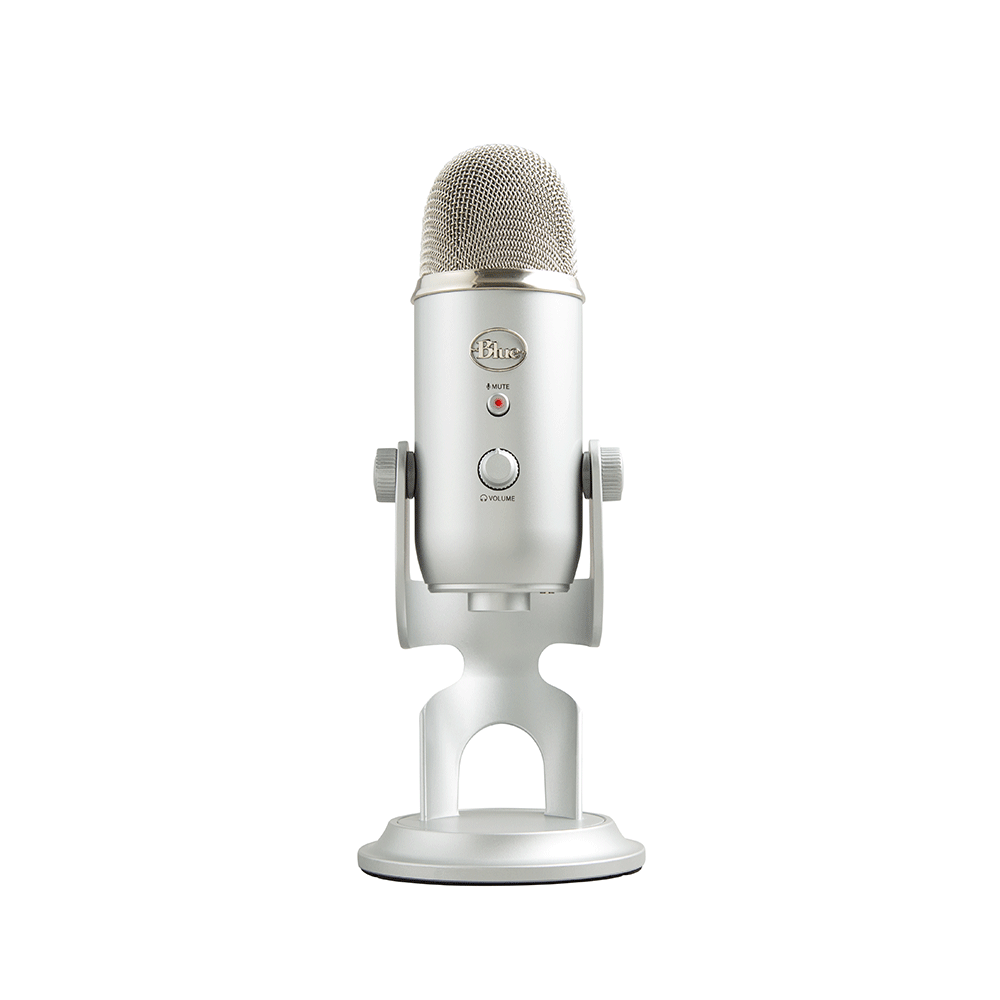 Microfone Blue Yeti, Condensador USB Prata - Fujioka Distribuidor