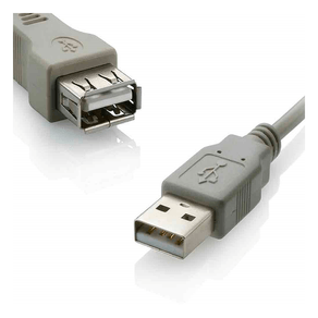 Cabo Extensor Multilaser USB 2.0 Macho X Fêmea 1,8M - WI026 Cinza DF - 278421 Cabo Extensor Multilaser USB 2.0 Macho X Fêmea 1,8M - WI026 Cinza DF - 278421