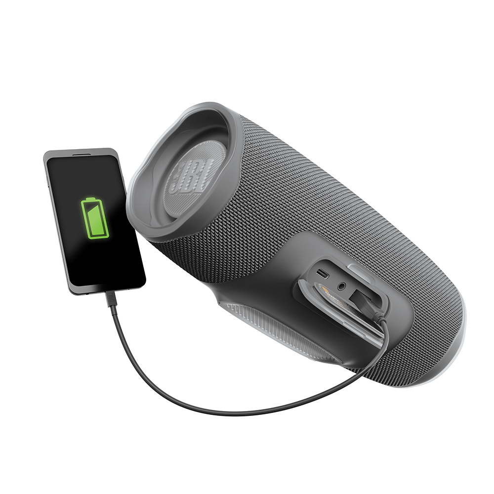 Caixa de Som Bluetooth JBL Charge 4 | Cinza - Fujioka Distribuidor