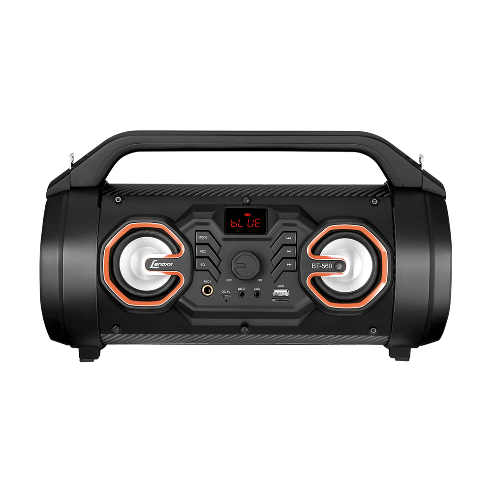 Caixa Acústica Lenoxx Speaker BT560, Potência 60W, Karaokê Bivolt
