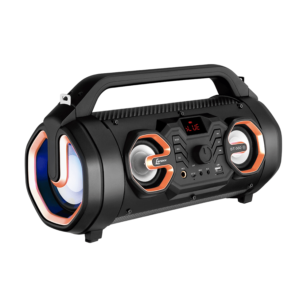 Caixa Acústica Lenoxx Speaker BT560, Potência 60W, Karaokê Bivolt