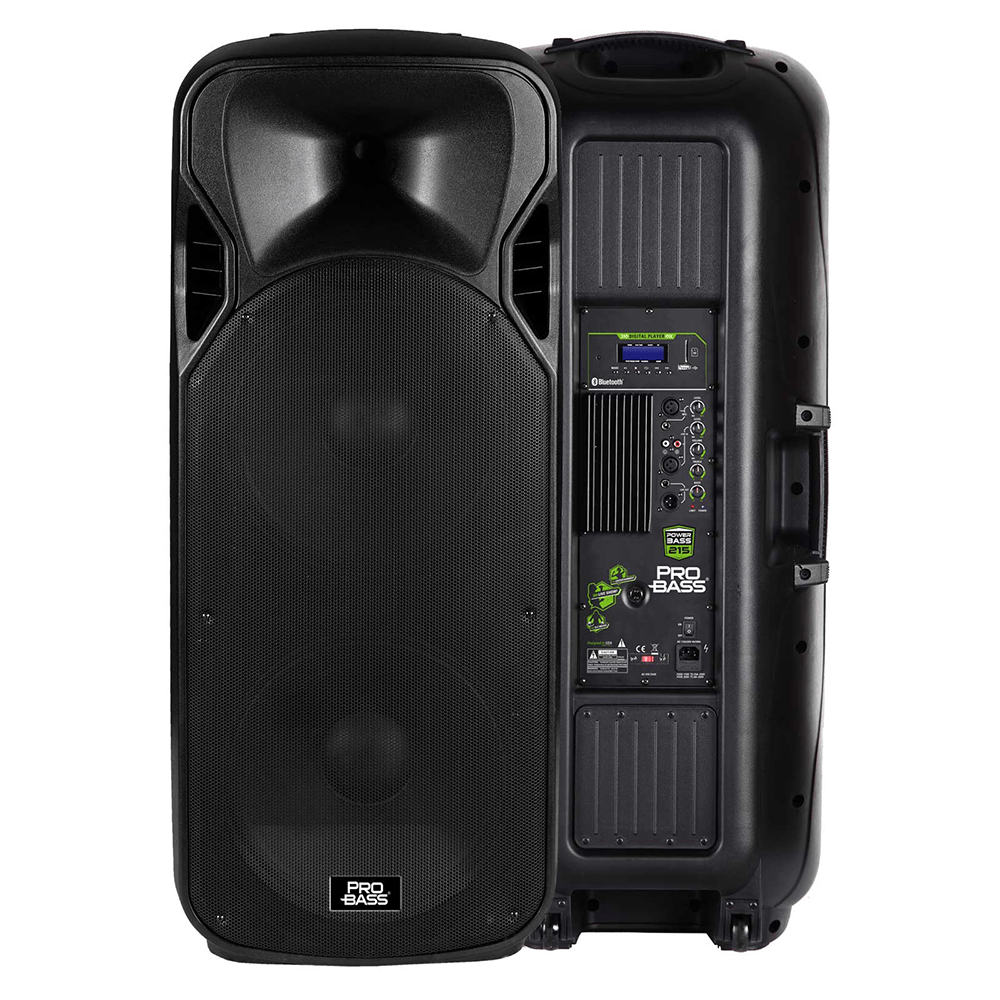 Caixa Acústica Ativa Pro Bass Powerbass 215, Potência de 1.300W