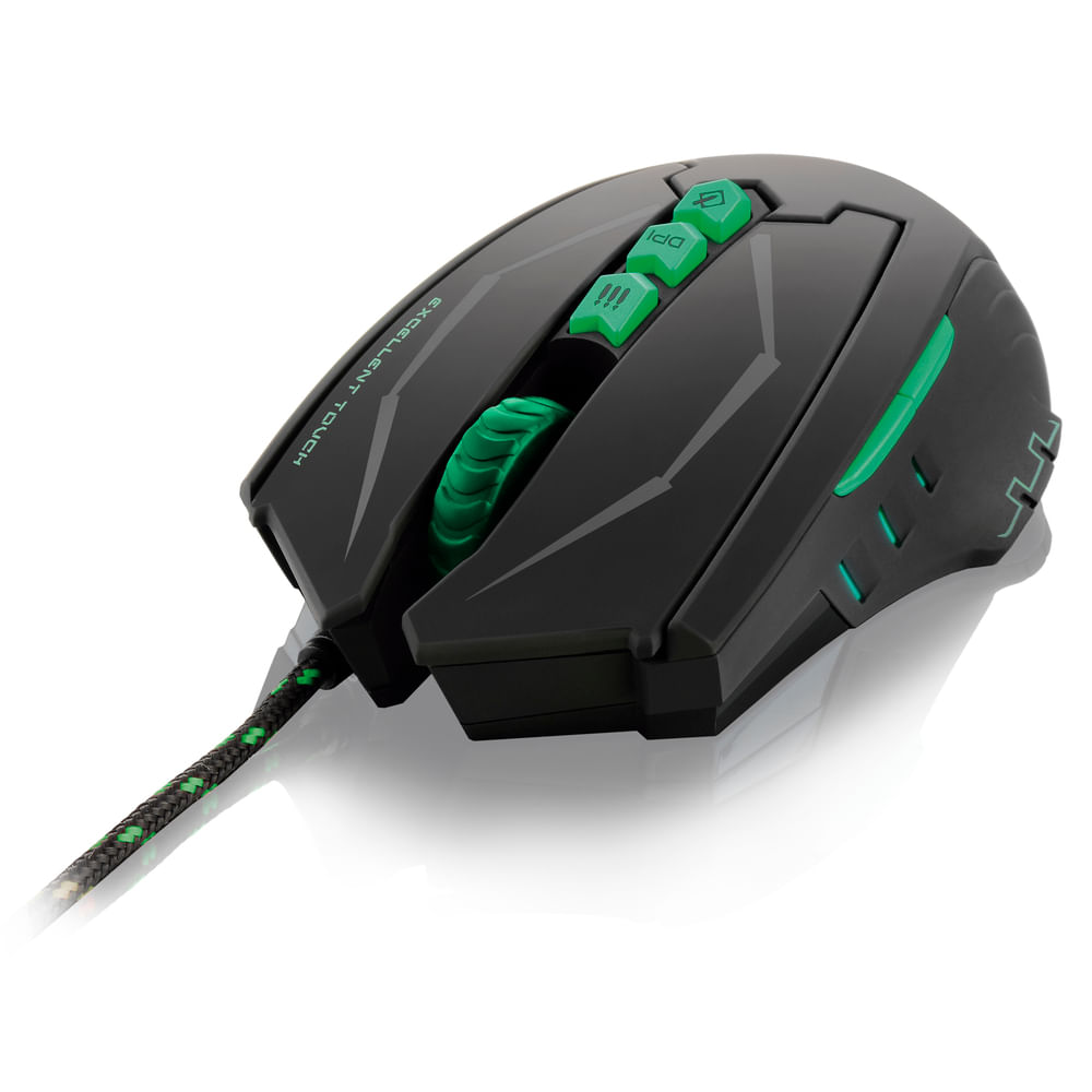 Mouse Multilaser MO218 Gamer Com Led 2500dpi - Fujioka Distribuidor