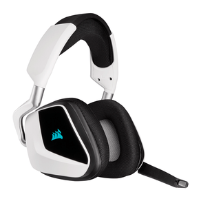 Headset Gamer Corsair Void RGB Elite Sem Fio Premium Com Som Surround 7.1, Conexão Wireless | Branco DF - 581789