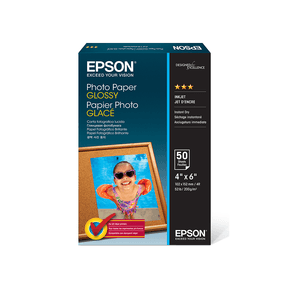 Papel Fotográfico Epson Photo Glossy 10X15, 200 g/m², 50 Folhas DF - 2280 Papel Fotográfico Epson Photo Glossy 10X15, 200 g/m², 50 Folhas DF - 2280