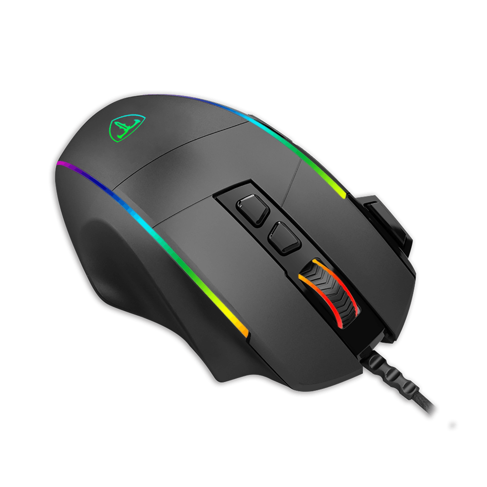master cog プレイマット PRO TOUR YOKOHAMA FaB Mouse T-Dagger Gamer Roadmaster T-TGM307 8000 DPI | Preto