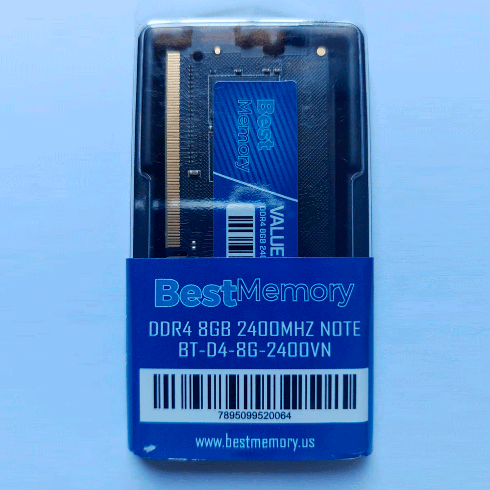 Memória Best Memory DDR4 8GB 2400 mhz para Notebook - BT-D4-8G