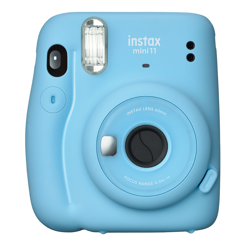 FUJIFILM instax mini10 NIKOMAT まとめ Kit Câmera Instax Mini 11 com pack 10 fotos e bolsa Crystal | Azul