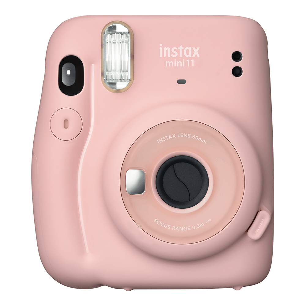 Kit Câmera Instax Mini 11 com pack 10 fotos e bolsa Crystal | Rosa