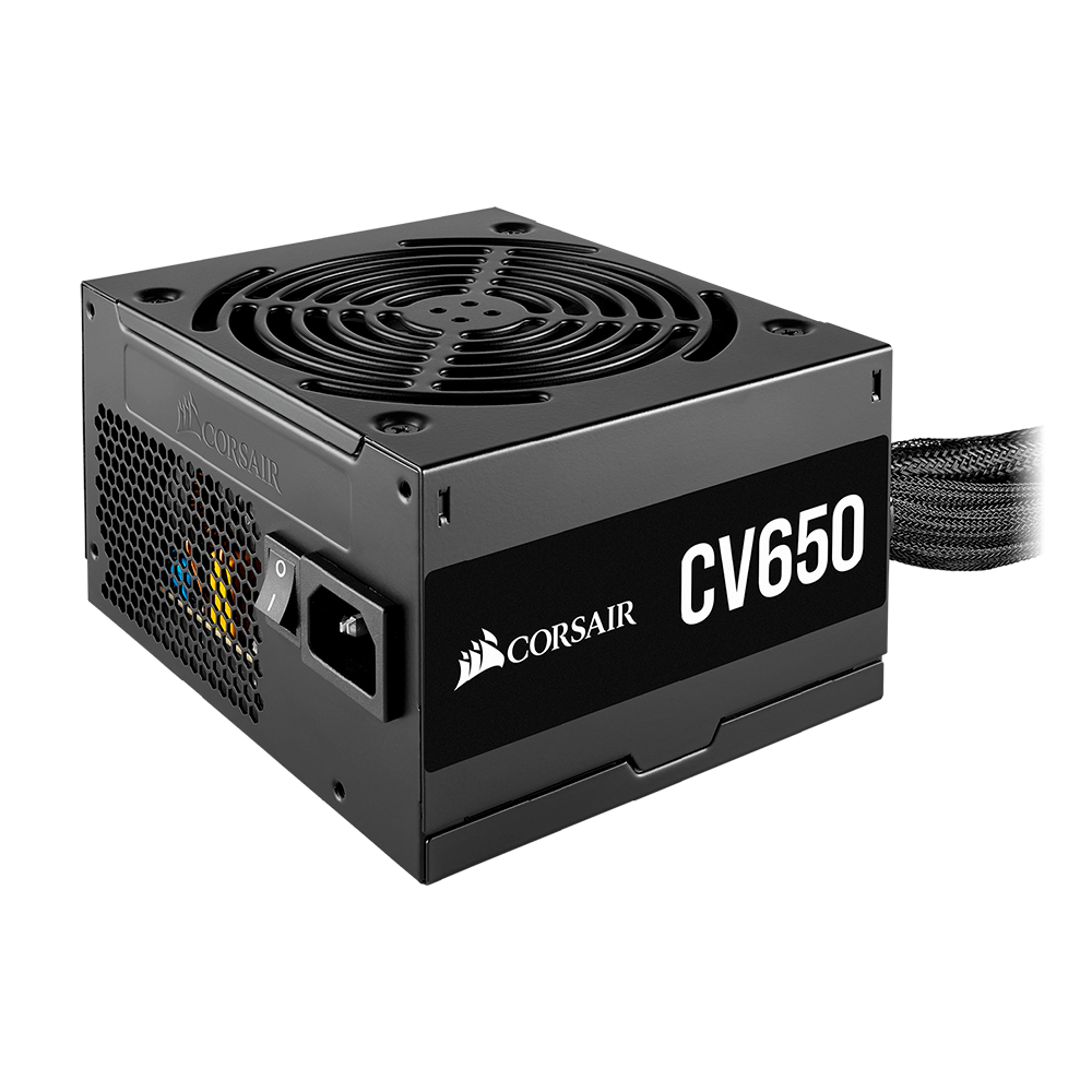 Fonte Corsair Series CV650 80 + Bronze - CP-9020211 Bivolt | Preto