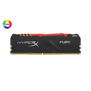 Memória Gamer Hyperx Fury RGB DDR4 8GB 3200 CL16 288-Pin DIMM - HX432C16FB3A/8 DF - 59771