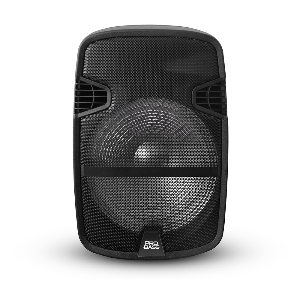 Caixa Acústica Ativa Pro Bass Street 15, Potência de 500W, Bateria