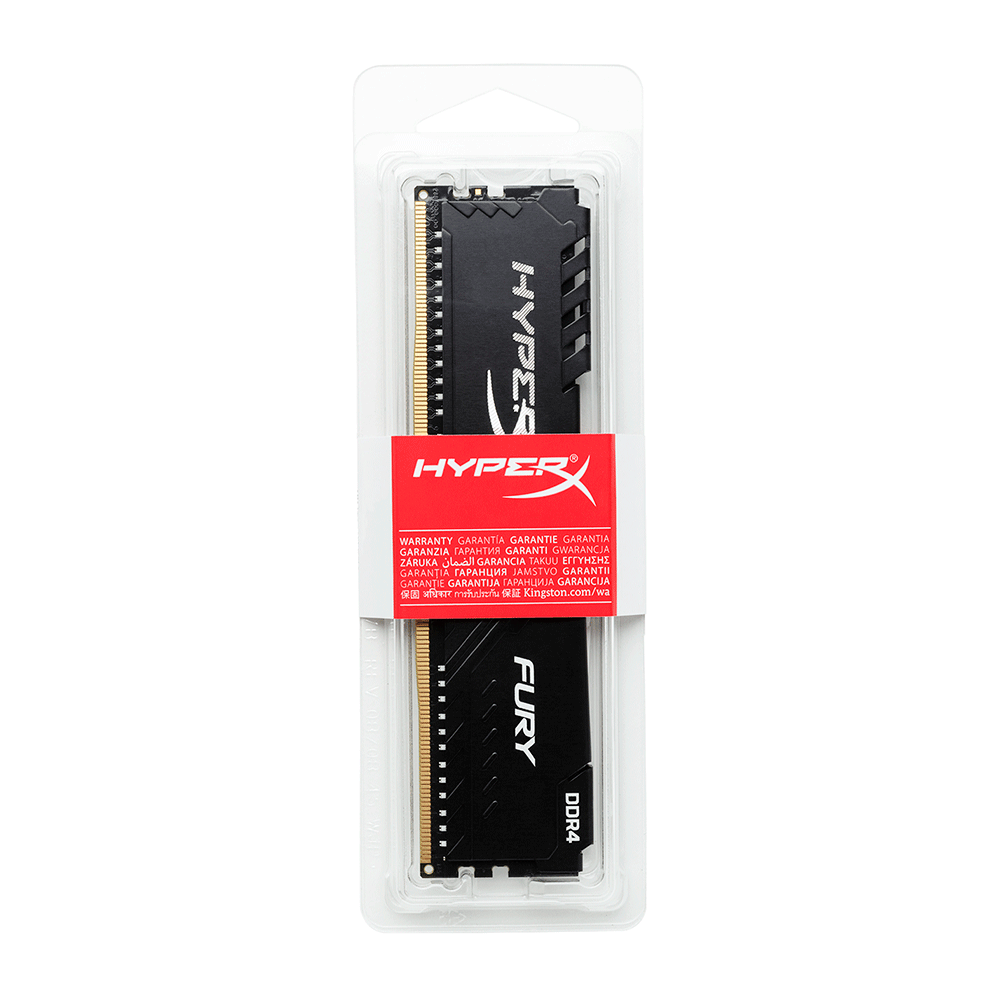 Memória Gamer Hyperx Fury DDR4 8GB, 3200Mhz, CL16 288-Pin DIMM