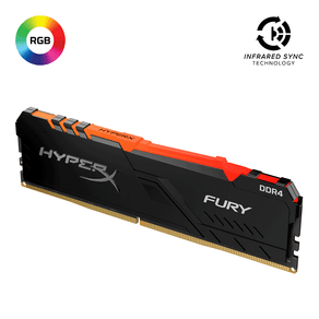 Memória Gamer Hyperx Fury RGB DDR4 8GB 3466 CL16 288-Pin DIMM - HX434C16FB3A/8 DF - 59979