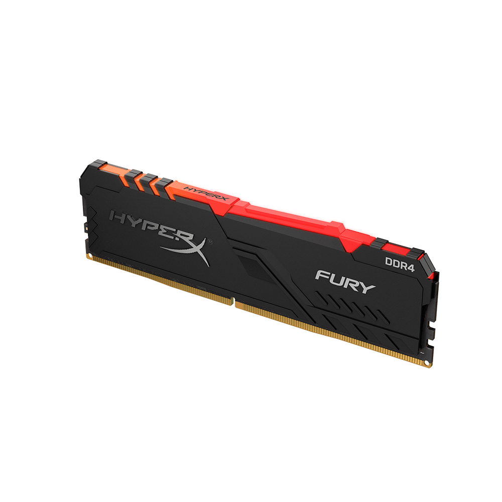 Memória Gamer Hyperx FURY RGB de 16GB DIMM DDR4 2666Mhz 1,2V para