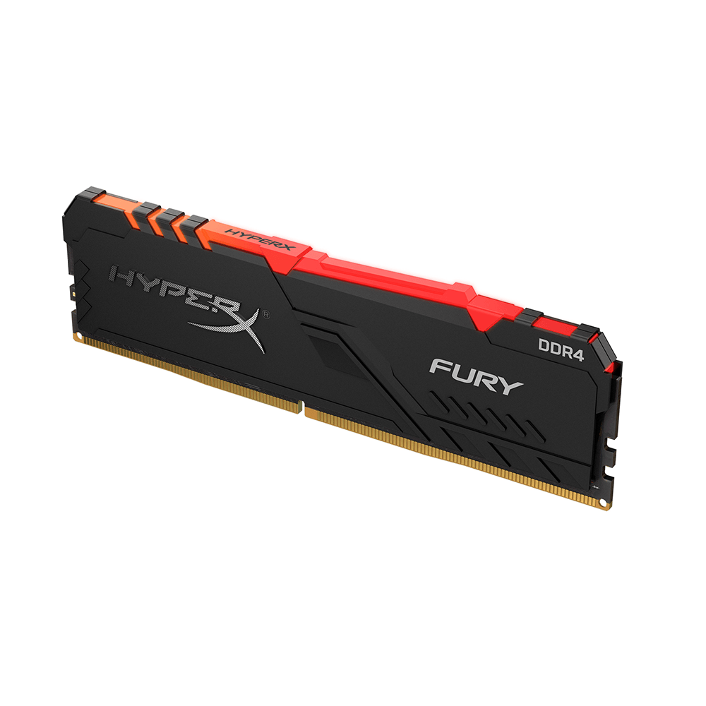 Memória Gamer Hyperx FURY RGB de 8GB DIMM DDR4 2666Mhz 1,2V para